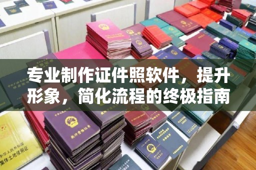 汝阳专业制作证件照软件，提升形象，简化流程的终极指南